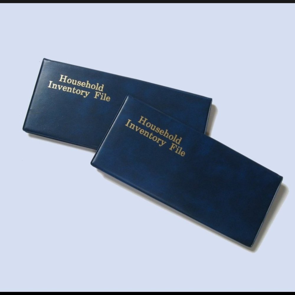 VINTAGE Household Inventory File Folders